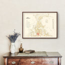Vintage Map of Great Barrington, Massachusetts 1900