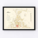Vintage Map of Great Barrington, Massachusetts 1900