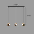 Restaurant Cafe Bar Living Room Ball Long Line Chandelier