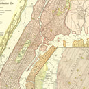 Vintage Map of Brooklyn, New York 1896