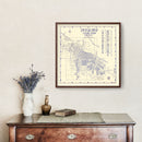 Vintage Map of Ashland, Oregon 1920