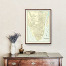 Vintage Map of Charleston, South Carolina 1895