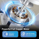 52 Inch White Ceiling Fan With Dimmable LED Lights