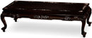 Dark Cherry Rosewood Mother Pearl Motif Living Room Set