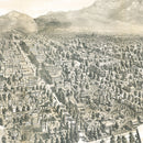 Vintage Map of Salt Lake City, Utah 1887