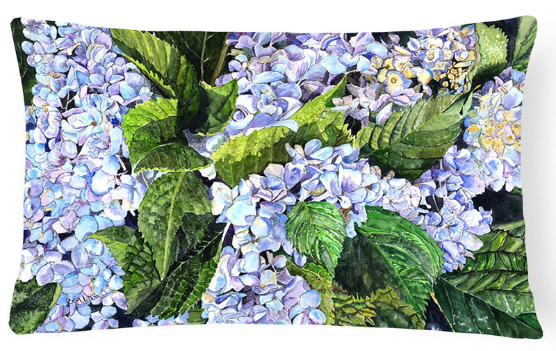 Hydrangea   Canvas Fabric Decorative Pillow