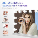 Hollywood Vanity Mirror With 12 LED Lights 3 Color Modes