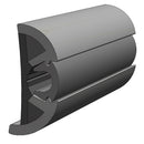TACO SuproFlex Rub Rail Kit Gray w/Gray Insert - 2"H x 29/32"W x 80'L