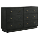Cavelle 5-piece Full Bedroom Set Black