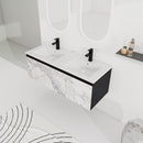48" Floating Wall-Mounted Bathroom Vanity & Soft-Close Cabinet Door, KD-Package