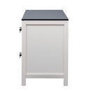 2 Drawer Farmhouse File Cabinet,Filing Cabinet with Lock for Home Office