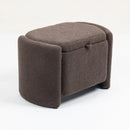 Mid Century Modern Accent Chair with Wood Frame, Upholstered Living Room Chairs with Waist Cushion, Reading Armchair for Bedroom Sunroom