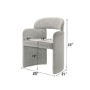 Kyree - Arm Chair (Set of 2) - Chenille & Walnut