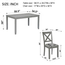 Kitchen Dining Set, Rectangular Dining Table