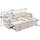 Modular Sectional Sofa L Shaped Modular Couch with Reversible Chaise Modular Sofa Sectional Couch with Storage Seats