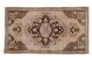 1.5x3 Vintage Distressed Oushak Rug Mat