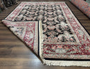 Sino Persian Rug 9x12, Black, Floral Bouquets