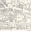 Vintage Map of East Orange, NJ Business Section 1947
