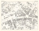 Vintage Map of Glens Falls, NY Business Section 1947