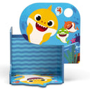 Baby Shark Kids Desk Chair With Storage Bin For Learning
