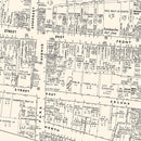 Vintage Map of Plainfield, NJ Business Section 1947