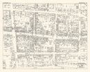 Vintage Map of Poughkeepsie, NY Business Section 1947