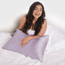 Lavender Satin Pillowcase - Standard