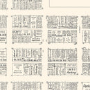 Vintage Map of Fresno, CA Business Section 1952