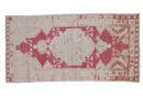3x6 Vintage Distressed Oushak Rug Runner