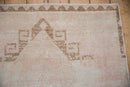 3.5x12.5 Vintage Distressed Oushak Rug Runner