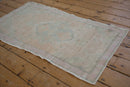 2.5x4.5 Vintage Distressed Oushak Rug