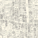 Vintage Map of Brockton, MA Business Section 1946
