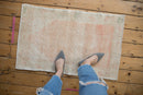 2x3.5 Vintage Distressed Oushak Rug
