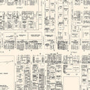 Vintage Map of Manchester, NH Business Section 1946