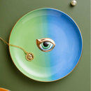 Powerful Aura Energy Evil Eye Round Dish - 8 Pcs