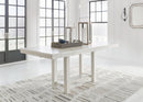 Robbinsdale Counter Height Dining Extension Table 42W 86D White