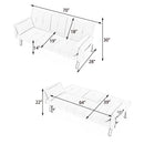 Sofa Bed With Foldable Design And Cup Holder