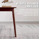 47 Inch Dining Table Natural Finish for Small Spaces