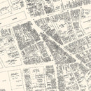 Vintage Map of Waterbury, CT Business Section 1946