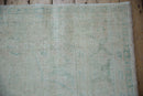 6x9.5 Vintage Distressed Oushak Carpet