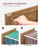 File Cabinet With 2 File Drawers Fits A4 Letter Size Home Office