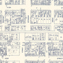 Vintage Map of Portsmouth, VA Business Section 1950
