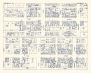 Vintage Map of Portsmouth, VA Business Section 1950