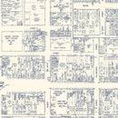 Vintage Map of Reading, PA Business Section 1950