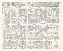Vintage Map of York, PA Business Section 1950