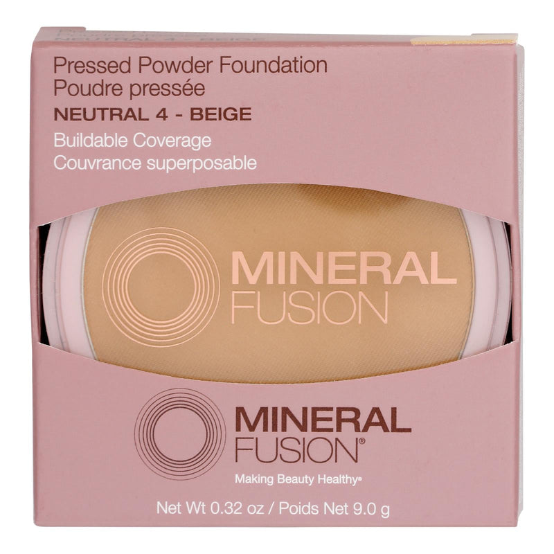 Mineral Fusion Natural Pressed Base Makeup in Shade 4 - 0.32 Oz