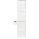 White modern simple hair desk, multi-layer storage, large storage space