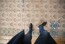 5x10.5 Vintage Distressed Oushak Rug Runner