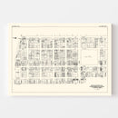 Vintage Map of Columbus, OH Business Section 1929