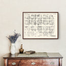 Vintage Map of Dayton, OH Business Section 1929